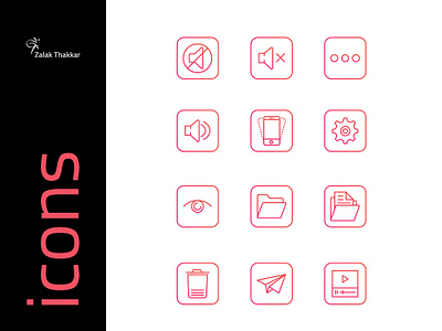 Icon Collection branding graphic design iconcollectino ui webdesigner