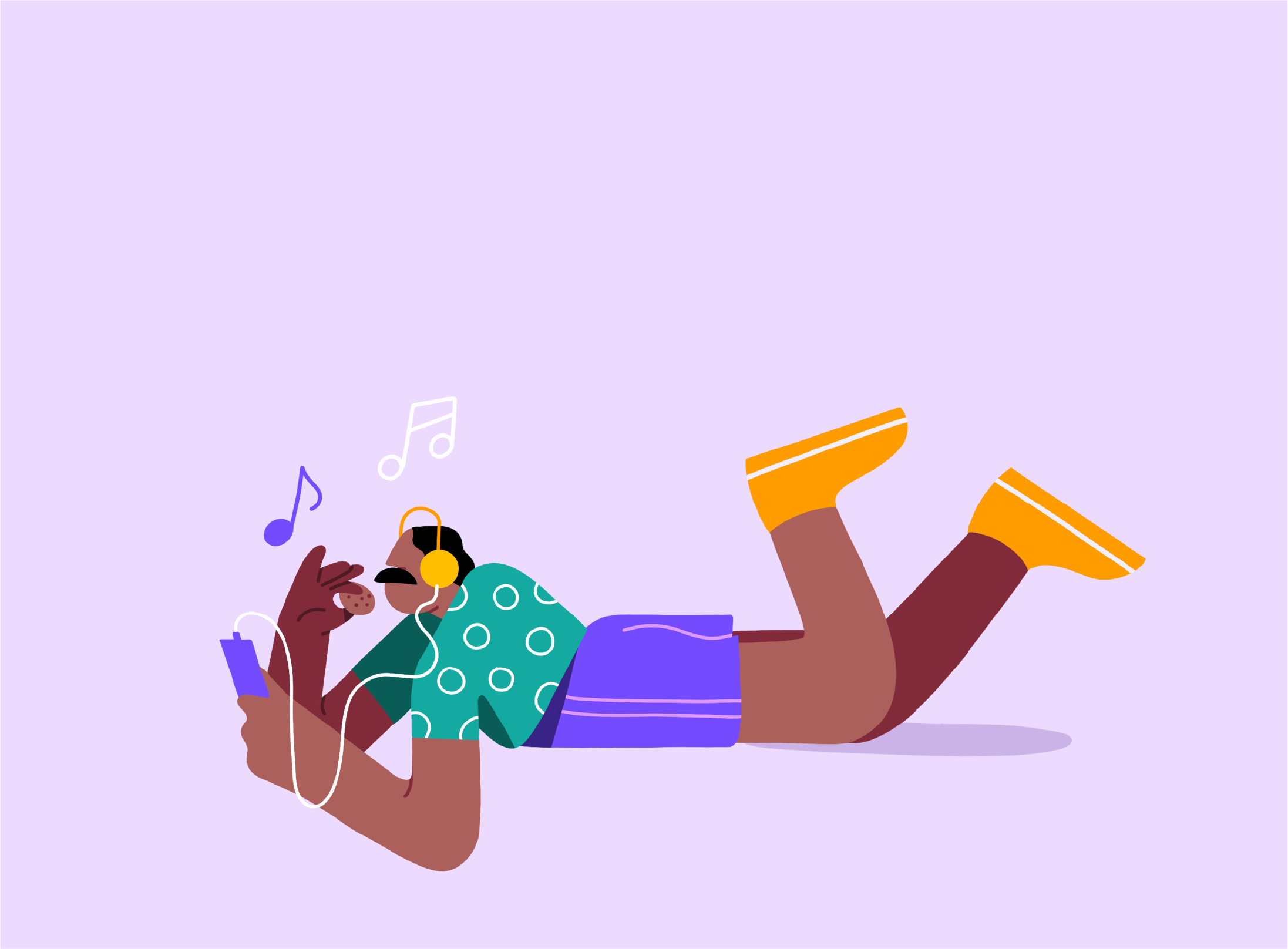 Milka cookies - character design adobe illustrator branding illustration character character design character illustration cookies freelance illustrator illustrated guy illustration man illustration music music illustration vector illustration wimsical illustration