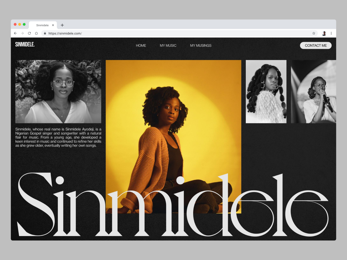 Sinmidele Web Exploration By Daniel Emenike On Dribbble