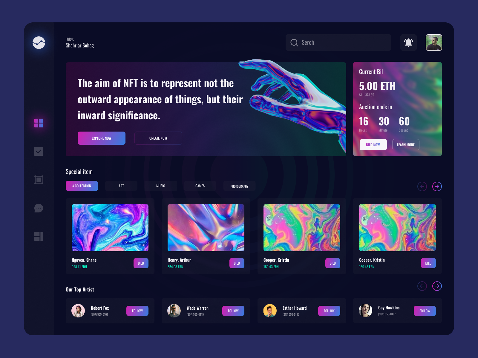 nft-dashboard-ui-ux-design-by-oleksandr-zabavskyi-on-dribbble