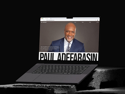 Paul Adefarasin Web Exploration design paul adefarasin personal website portfolio website ui ui design uiux user experience user interface ux ux design web design website design