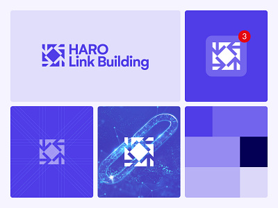 Haro Link Building Logo branding building grow growth innovation link logo logodesign logodesigner logogrid logoinspiration logomaker logoprocess logos sass search seo software technology web
