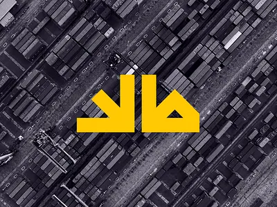 YellowBridge Exports - Logo and Branding Project billboard brand branding bridge cargo consumer export exports logistic logo mockup supplier supply truck yellow