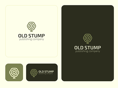 Old Stump book brand branding design identity logo logotype publishing read stump