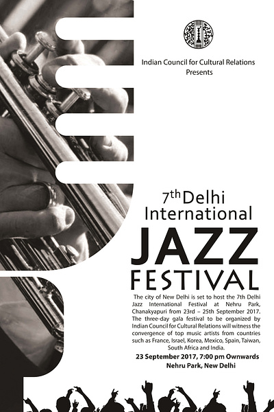 JAZZ Music Festival Poster design graphic design illustration typography