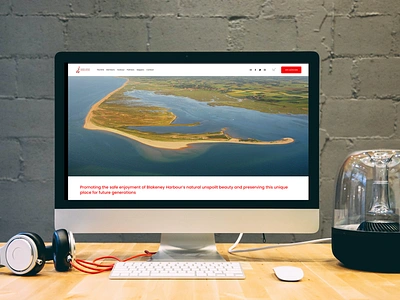 Blakeney Harbour Association website design graphic design web design