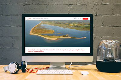 Blakeney Harbour Association website design graphic design web design