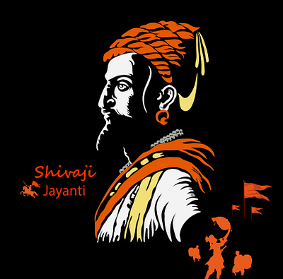 Chhatrapati Shivaji Maharaj | Vector Illustration design digitalart fort illustration jayanti marathe mumbai shiavjimahara shibvaji shivray ui uiux vector vectorart vectorillustration