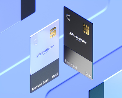 3D Render for a virtual card 3d 3ds max blender branding card credit card glass logo design photoshop plastic render ui vertual card