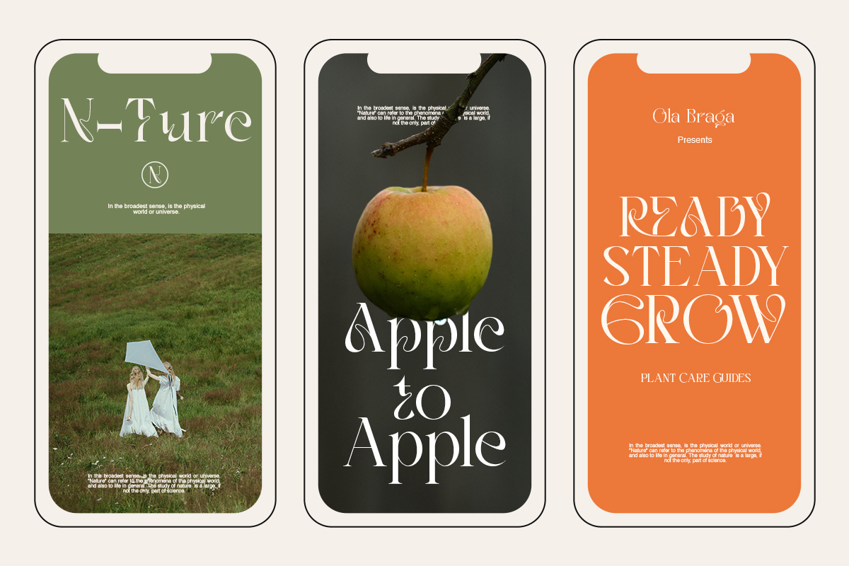 Example of Custom Font Type Design