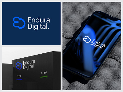 Endura Digital Logo Concept branding data digital graphic design logo logo branding logo business logo design logo inspiration personal logo