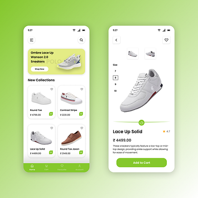 Sneakers Mobile App dailyui figma mobileapp sneakers udesign ui uidesign uiux ux