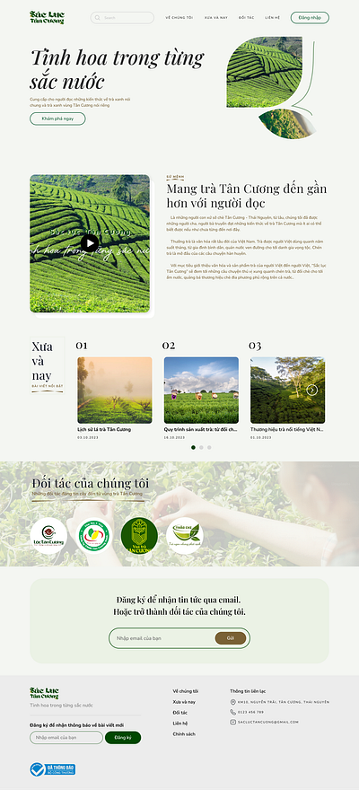 Tea website css html landing page logo ui challenge uxui web website