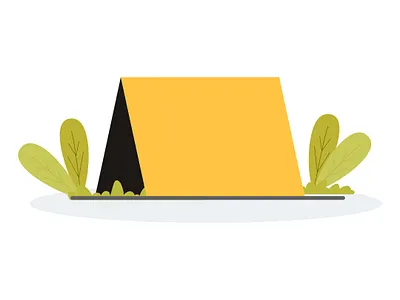 Tent Lottie Animation. animation brand camp camping clipart design graphic design hat json lottie motion graphics nature plant rectangle scale siagram tent travel ui