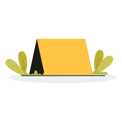 Tent Lottie Animation. animation brand camp camping clipart design graphic design hat json lottie motion graphics nature plant rectangle scale siagram tent travel ui