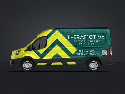 Theramotive Van Wrap | Vehicle Wrap Design adobe illustrator boat wrap branding car graphics car sticker car wrap decal design ford graphic design livery nissan truck wrap van wrap vehicle vehicle branding vehicle wrap vinyl wrap design wrapping