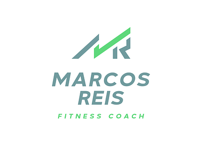Marcos Reis Fitness Coach logo brand fitness coach