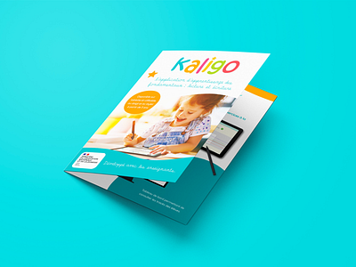 Kaligo flyer graphic design logo typography