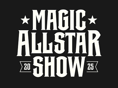 Magic All-Star Show font lettering logo logotype typeface