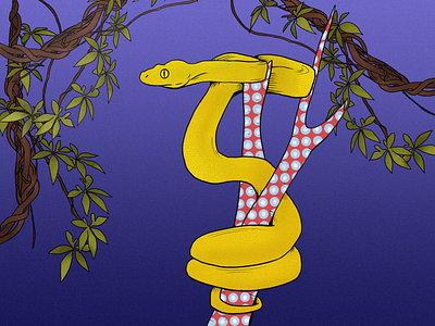 snake digital art drawing graphic design illustration procreate