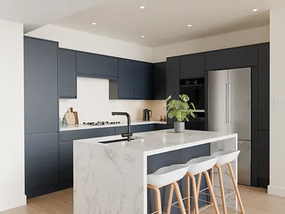 Kitchen Render 2 art blender c4d cad creative design doors illustration interior kitchen render scene sketchup