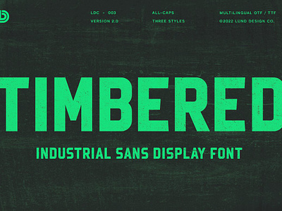 TIMBERED Condensed Display Font all caps condensed condensed sans serif distressed font grunge grunge font headline headline font medium offset sans serif font stamp timbered condensed display font typeface