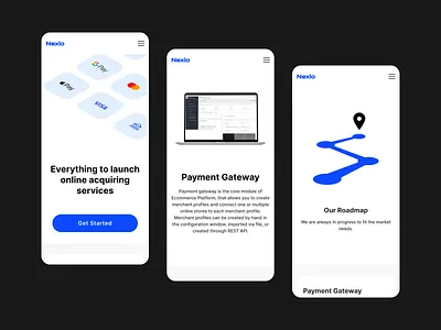 Nexio Platform UI - mobile branding design dribbble illustration landing logo ui uiuxdesign ux