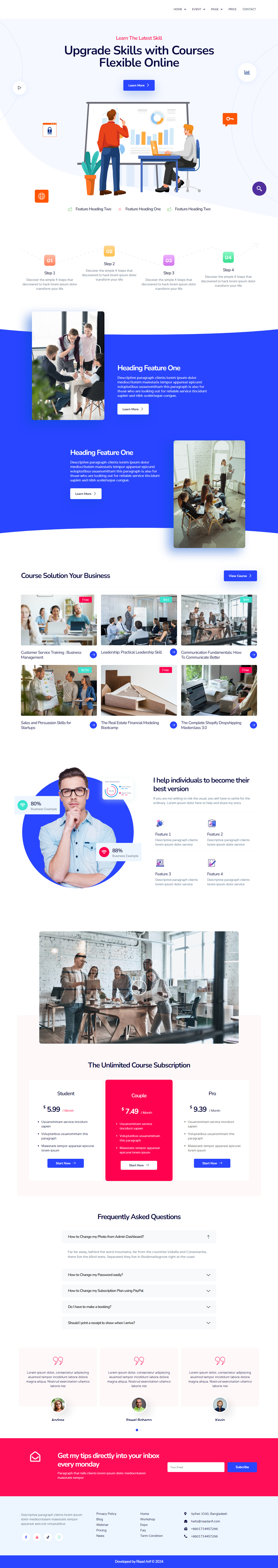 Business Coach Online Course Website career website consulting website design education website landing page podcast website responsive website servcies website ui web design webdesigner webdevelopment website website design woocommerce wordpress elementor wordpress landing wordpress website wordpressblogger wordpressdesign