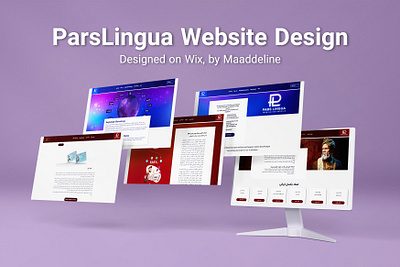 ParsLingua Wix Website brand identity branding motion graphics ui website wix wix website wix.com