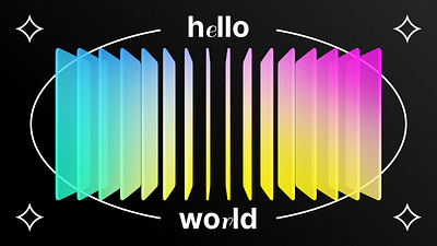 Design exploration in Figma an Blender 3d blender branding colorful design figma gradients identity presentation ui visuals web website