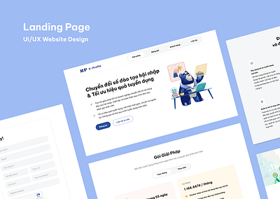 website | landing page landingpage uxui web design