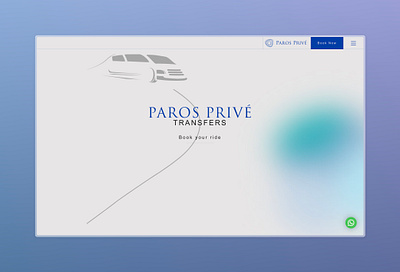 Paros Prive Website Home animation design greece illustration minimal ui web website