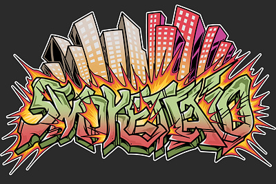SMOKETEA ID ARTICLE 2 artwork branding graphic design lettering logo text tshirt