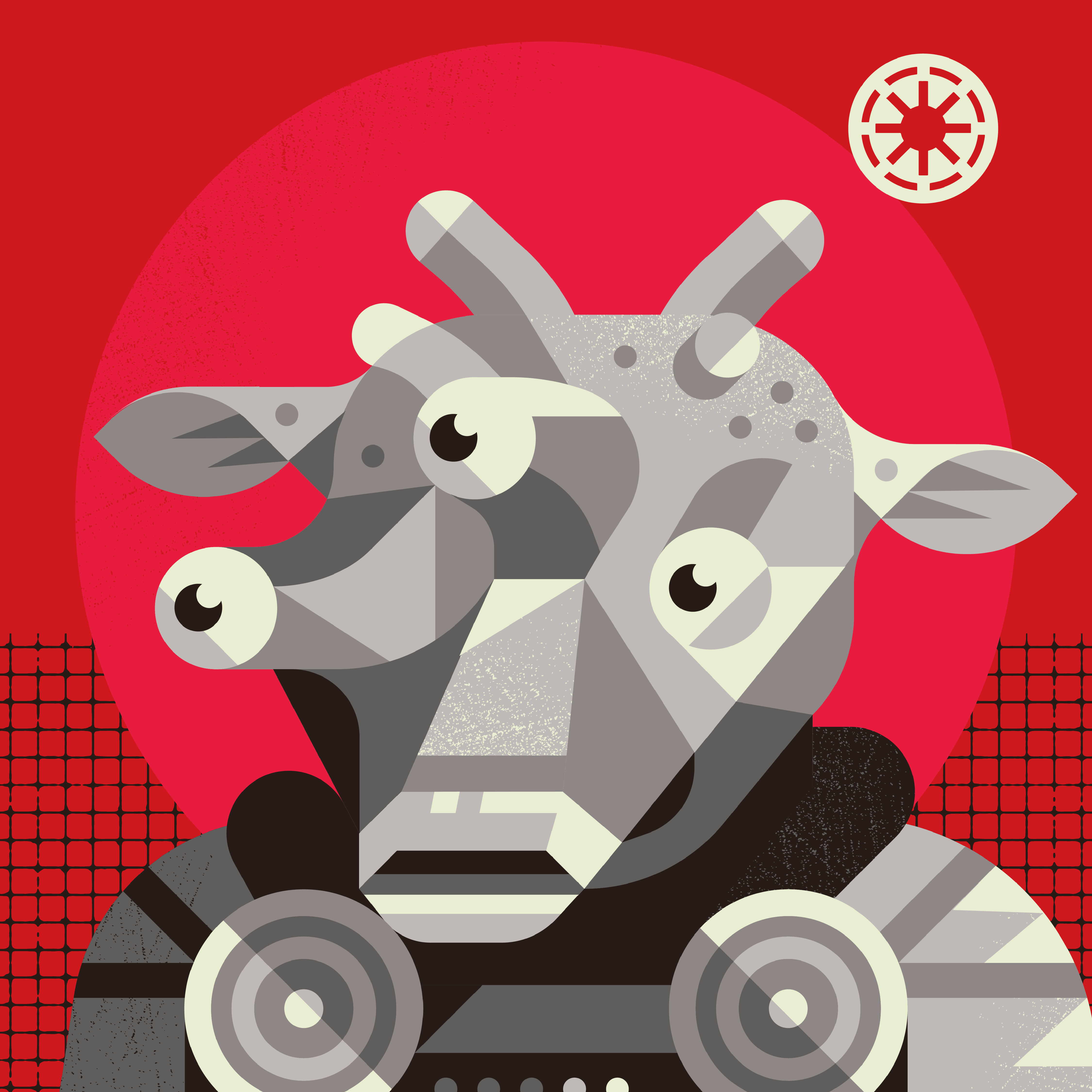 Denth - Star Wars DND dnd dungeons and dragons character geometric illustration star wars