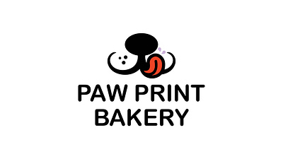 PAW PRINT BAKERY adobe illustrator branding clean design clean font company design dog font graphic design illustration logo vector