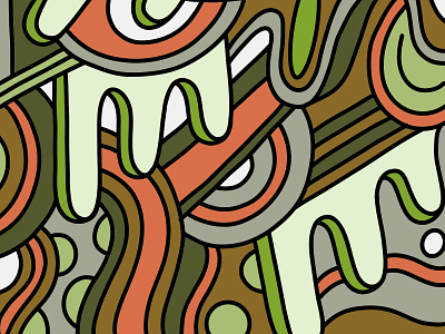 Doodle: Series. Monet Palette design doodle drawing graphic design hamburg solutions illustration ipad monet vector