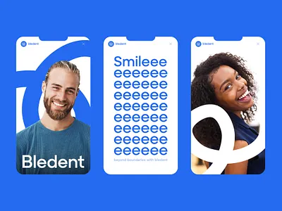 Bledent® Dental Clinic Story Designs brand creation brand identity branding clinic dental clinic dental logo designstudio logo logos medical social media story