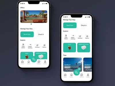 Smart Hotel - App UI/UX app app ui design hotel smart hotel ui uiux ux