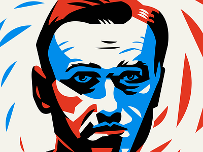 Alexei Navalny alexei beacon freedom graphic art hero hope illustration navalny political politics portrait poster putin revolutionary russia russian vector