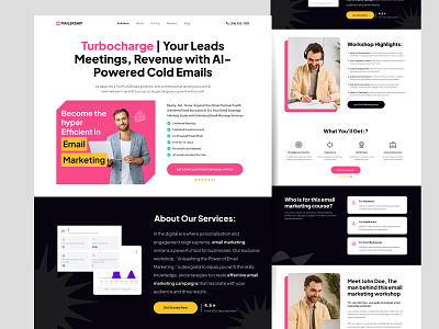 Email Service Provider Landing Page