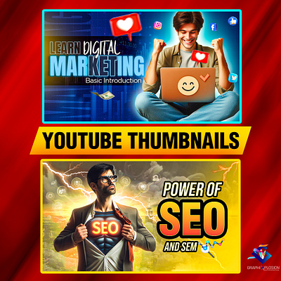 YouTube Thumbnail Designs eye catchy thumbnails graphic design logo design logo service modern thumbnails thumbnail design thumbnail designing service thumbnail ideas youtube thumbnail design youtube thumbnails