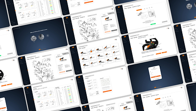 STIHL Web UI Ersatzteilekatalog ui