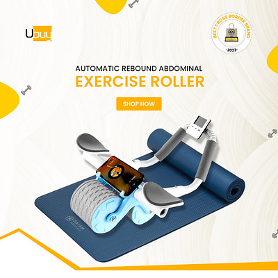 Abdominal exercise roller - product design. product design