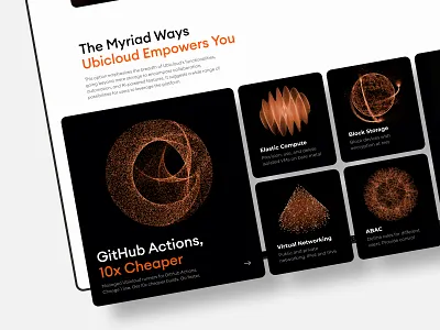 Ubicloud UI-UX cards cloud design github interface product startup ui ui components ux web