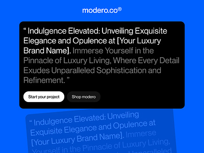 Modero, our project that we are proud of, is now at your service branding design icon logo typography ui ux