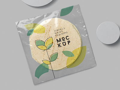 Tortilla Packaging Mockups bag branding bread flatbread mock packaging packing plastic present template tortilla tortilla packaging mockups transparent ups wraps