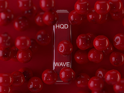 HQD Vapes 3d 3dmodelling animation branding c4d cinema4d design graphic design logo motion graphics redshift vape