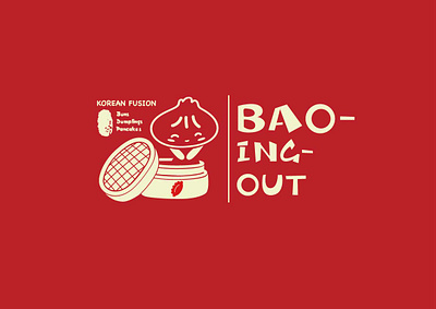 Branding For Steamed Buns Restaurant branding graphic design logo