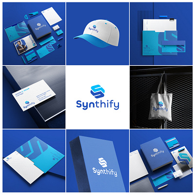 Logo Design for company Synthify. brand brand identity branding branding design design illustration logo logo t logodesign logos logotype ui
