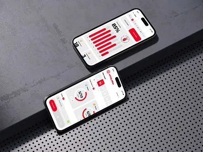 Vital Few App - Dashboard app design brand design brand identity branding design digital design graphic design graphic designer health lifestyle logo logo design logotype ui vector visual identity